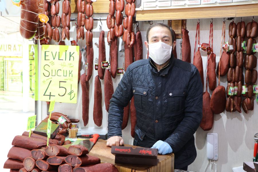 kentin yöresel ürünleri pastırma ve sucuk içine ilgi arttı