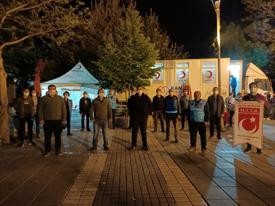  MTTB Kayseri Şubesi ve Yesevi Yardım Hareketi’nden kan bağışı