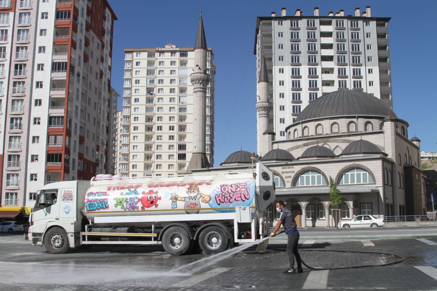 TALAS’TA CUMA HAZIRLIKLARI TAMAM