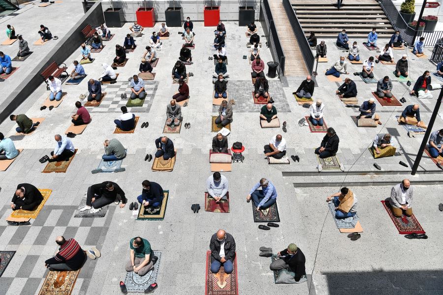 Kayseri Kalesi’nde fethin ruhuna uygun Cuma namazı