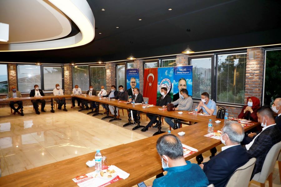 BAŞKAN YALÇIN MUHTARLARLA BULUŞTU