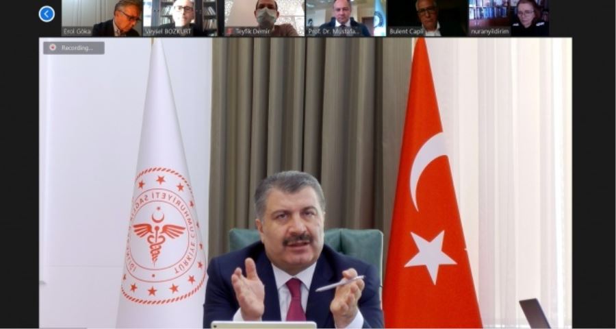 Bakan Koca başkanlığında Bilim Kurulu toplandı