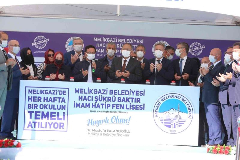 Melikgazi Belediyesi’nden bir haftada 3 temel
