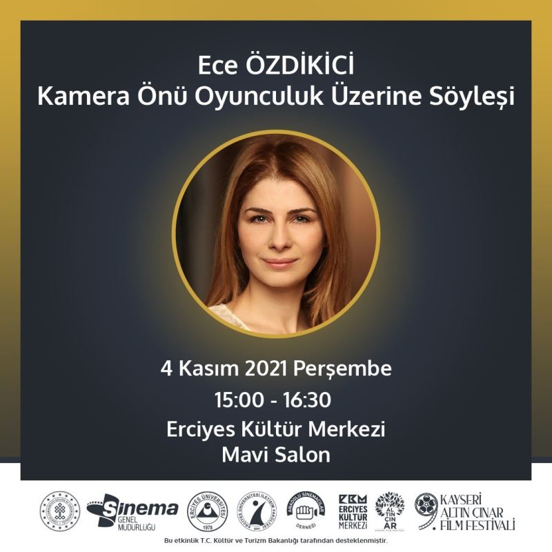 9. Kayseri Altın Çınar Film Festivali başlıyor
