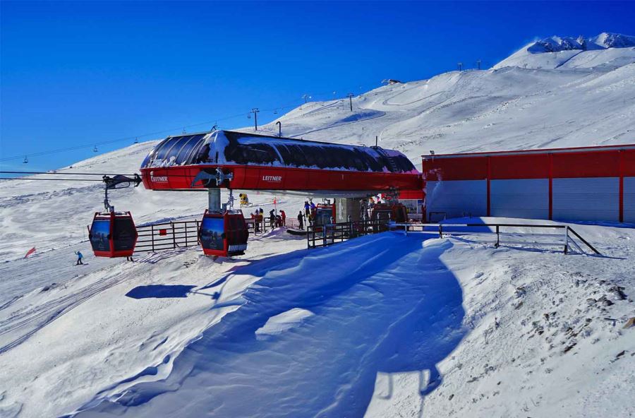 (Düzeltme) Erciyes’e ilk Ukraynalı turist kafilesi geldi