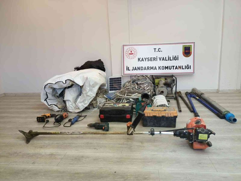 9 faili meçhul hırsızlık olayı aydınlatıldı
