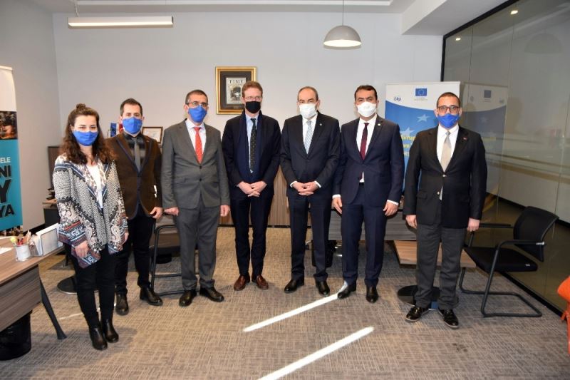Avrupa Birliği Başkanı Landrut, KTO’yu ziyaret etti
