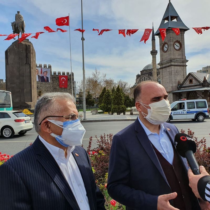 (Özel) Günaydın ve Büyükkılıç’tan korona virüs denetimi
