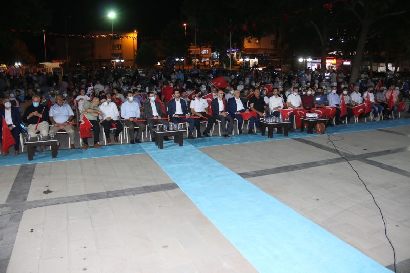 Yahyalı’da 15 Temmuz şehitleri dualarla anıldı
