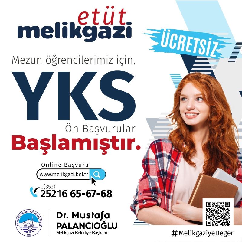 Melikgazi’de YKS hazırlık kursu kayıtları başladı

