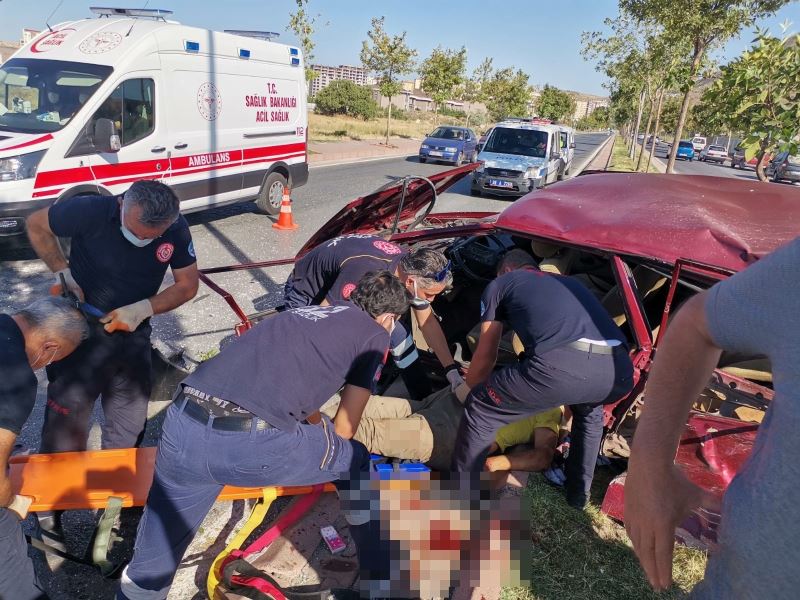 Kayseri’de kaza sonrası can pazarı

