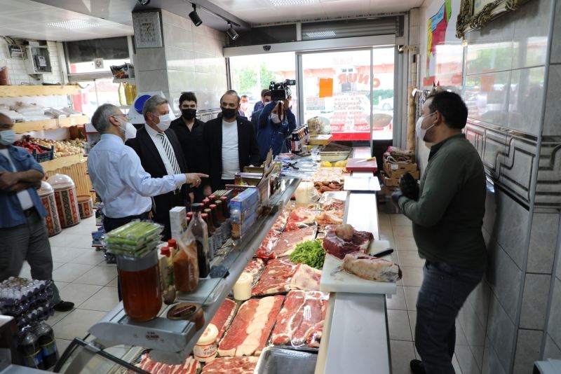 Başkan Palancıoğlu esnaf ziyareti yaptı
