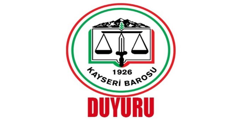 Kayseri Barosu seçime gidiyor

