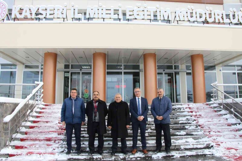 Başkan Büyükkılıç’tan Milli Eğitim ve Emniyet’e ziyaret
