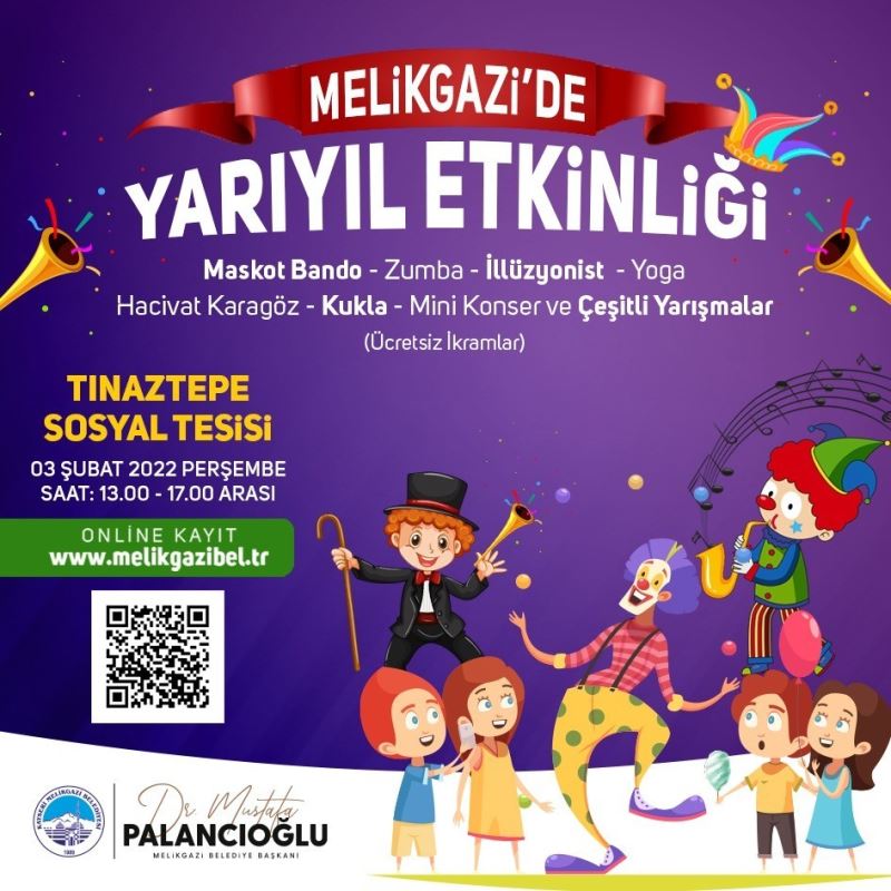 Melikgazi’den çocuklara özel etkinlikler
