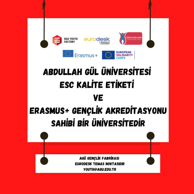 AGÜ, 3 Ayrı Kalite Sertifikası ve Erasmus+ Gençlik Akreditasyonu Sahibi Oldu

