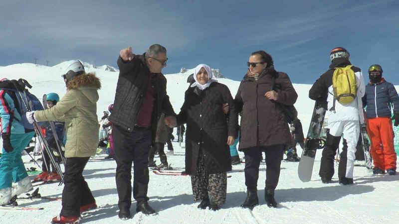 85 yaşında Erciyes’i gördü
