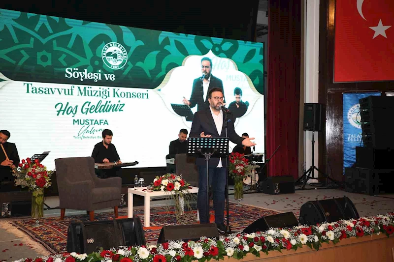 Talas’ta “Mevlana ile aşkın kanatlarına yolculuk”
