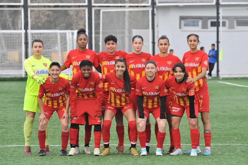 Kayseri Kadın FK, ilk yarıyı 5. sırada tamamladı

