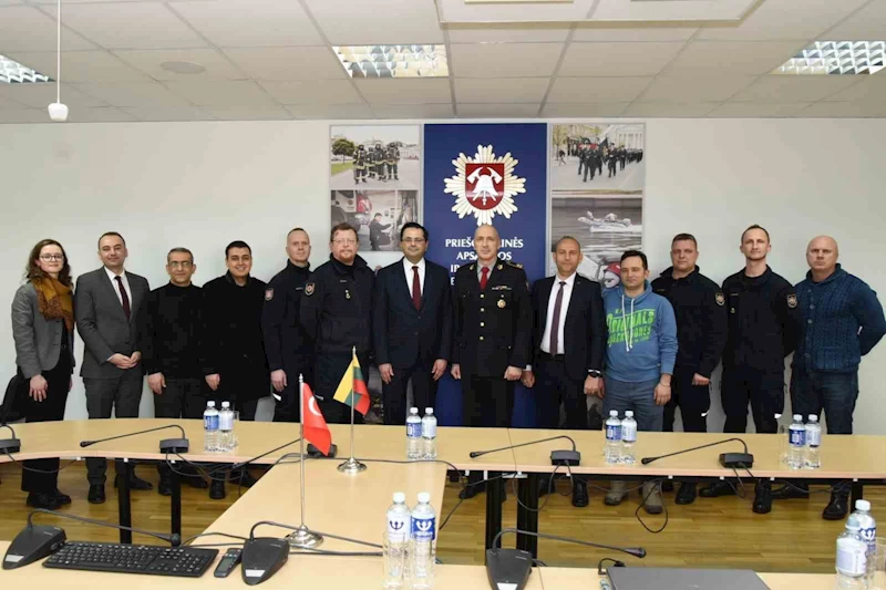 Melikgazi Belediyesi’nden Litvanya Arama Kurtarma Ekibine anlamlı ziyaret
