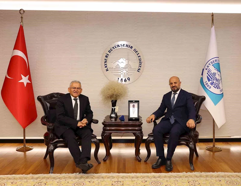 Yerel Yönetimler Başkan Yardımcısı Kirazoğlu’ndan Başkan Büyükkılıç’a ziyaret
