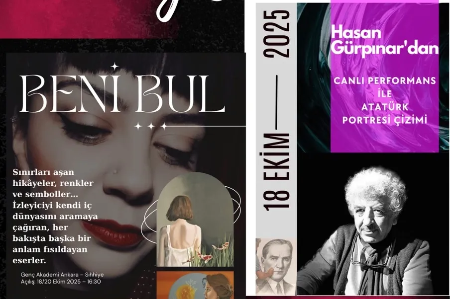 Kayserili sanatçının eserleri Ankara