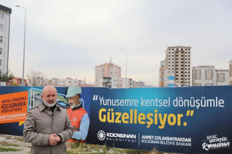 Yunus Emre Mahallesi’ne yeni kentsel dönüşüm müjdesi
