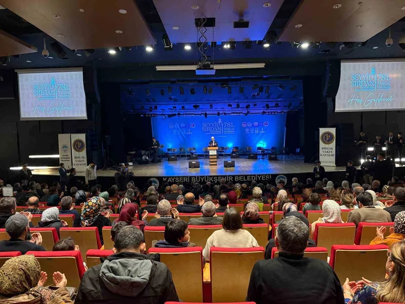 Kayseri’de Tasavvuf Konseri ve Sema Mukabelesi’ne yoğun ilgi
