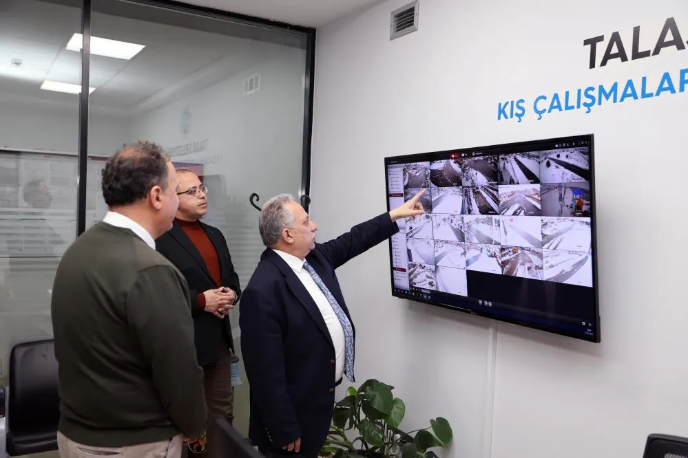 Başkan Yalçın kış çalışmalarını yönetti