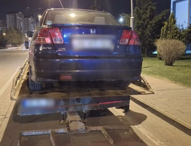 Kayseri’de bin 468 araca ceza
