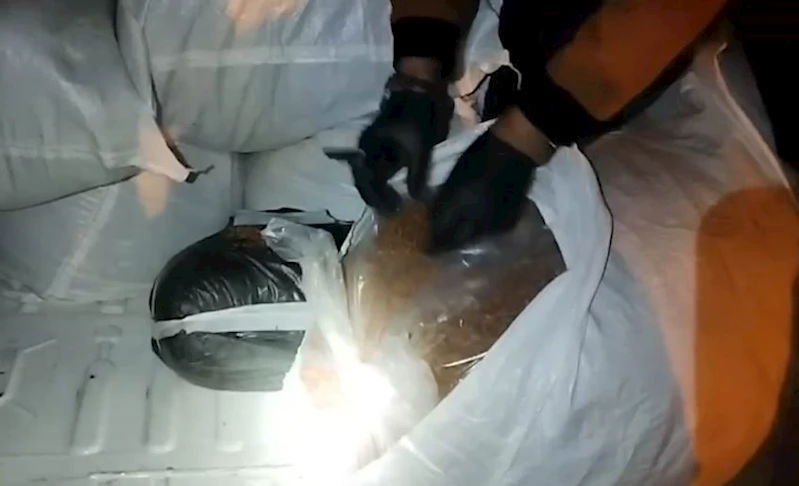 Kayseri’de 1 ton 360 kilo kaçak tütün ele geçirildi
