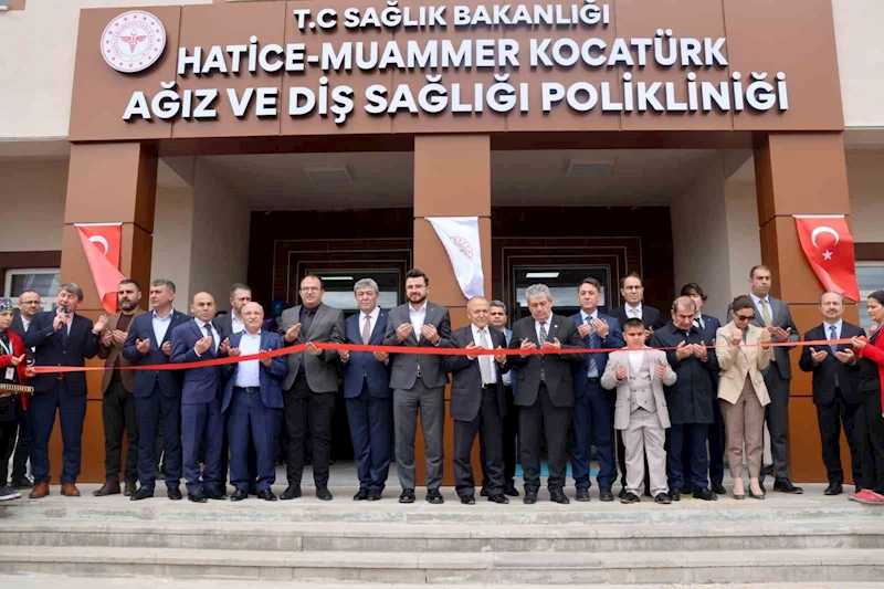 Hatice Muammer Kocatürk Ağız ve Diş Sağlığı Polikliniği hizmete açıldı
