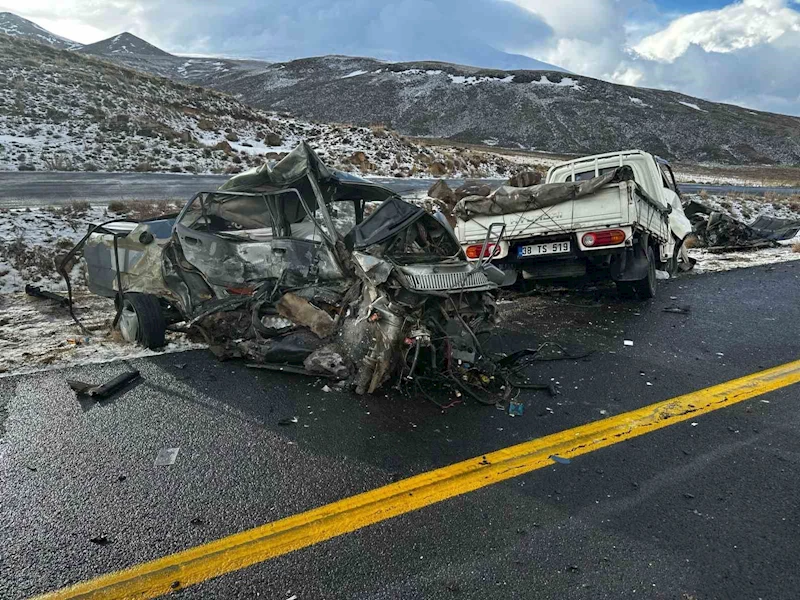 Kayseri’de feci kaza: 1 ölü, 1 yaralı

