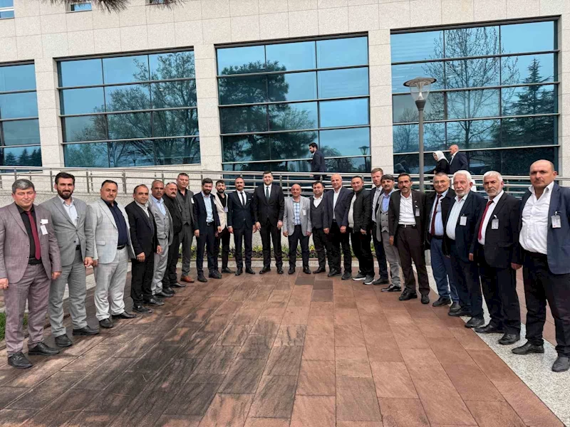 Baki Ersoy, İncesu muhtarları ile bir araya geldi
