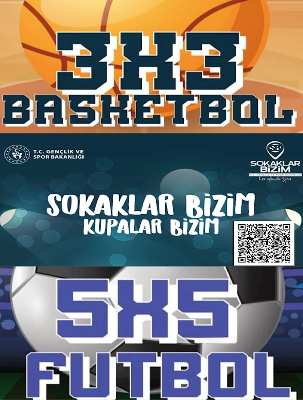 Sokaklar Bizim Gençlik Kupaları başlıyor
