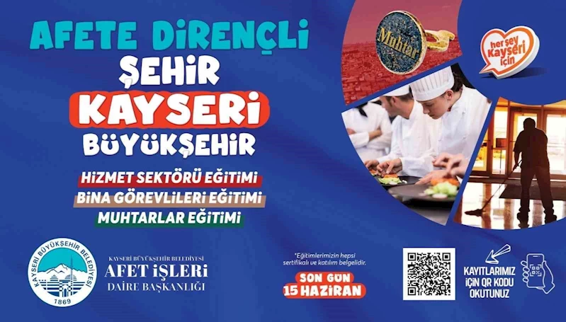 Büyükşehirden afetlere karşı toplum müdahale eğitimlerinde kayıtlar uzatıldı

