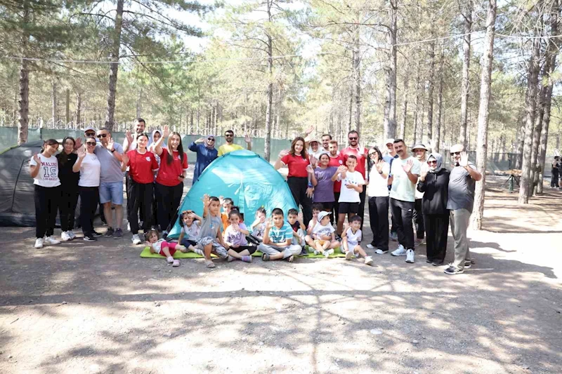 Kayserililer, sıcak yaz günlerinde doğa kampı ile nefes alıyor
